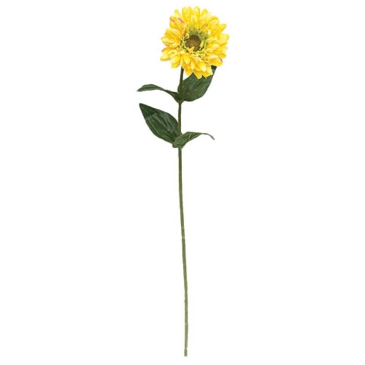 Artificial Daisy Stem Floral Spray 23.5 Inch Realistic Vase Filler Set of 4
